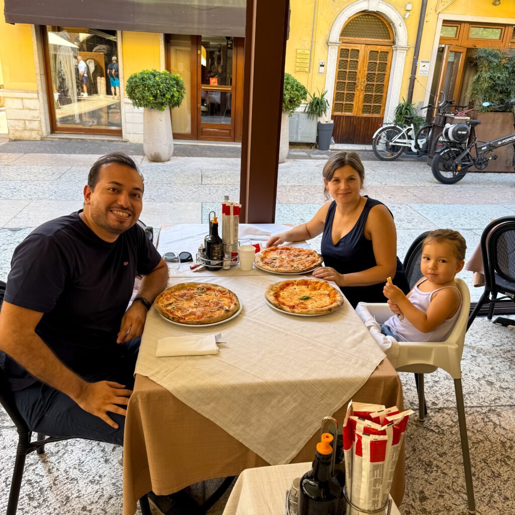 Pranzo in famiglia alla Pizzeria Cordonega di Lazise