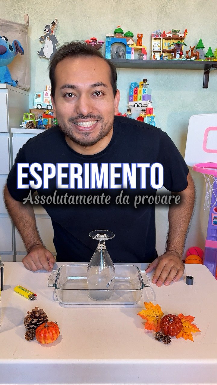 Esperimento della candela e del bicchiere: perché l’acqua sale?